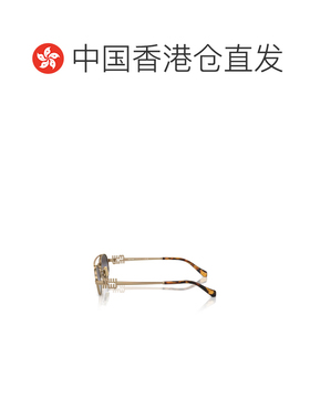 香港直邮Miu Miu 缪缪 女士 几何太阳镜 MU54ZS metal金属色 舒适