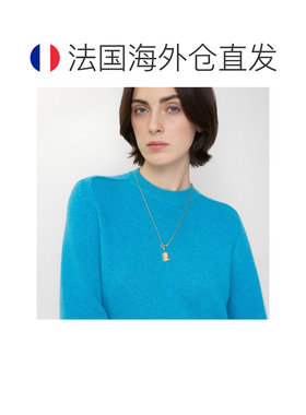 自营欧洲直邮Burberry博柏利 Charm系列女士金色黄铜链环项链吊坠