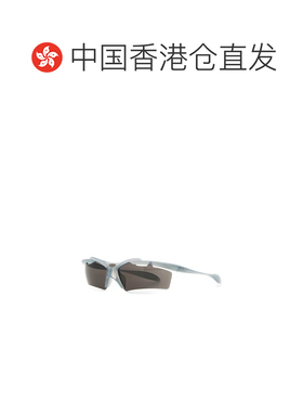 香港直邮Balenciaga 巴黎世家 女士 TURBO 浅蓝色醋纤方形太阳眼