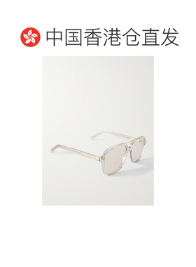 1h可退 香港直邮Saint Laurent 圣罗兰 女士 飞行员镀金太阳眼镜