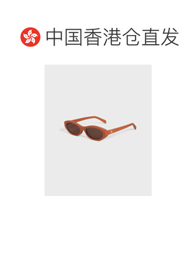 香港直邮CELINE 女士眼镜 4S353CPLB18TA AW2026 棕色 全框太阳镜