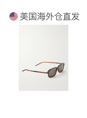 香港直邮Saint Laurent 圣罗兰 女士 SL 938 方形框再生龟甲色醋