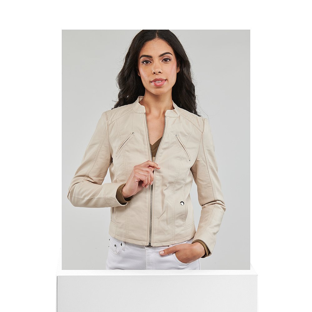 欧洲直邮Vero Moda 女士 VMFAVODONA COATED JACKET NOOS 皮衣/合 - 图3