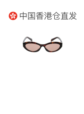 1h可退 香港直邮Prada 普拉达 女士 Eyewear 橢圓形鏡框太陽眼鏡