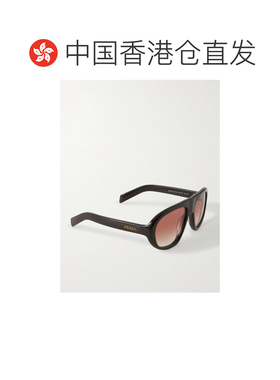 香港直邮Prada 普拉达 女士 大号飞行员醋纤太阳眼镜 0PRC05S27I7