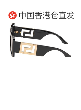 香港直邮versace 范思哲 女士 黑色 Greca 太阳镜 0VE4505UGB1875