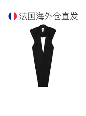 欧洲直邮自营THE ROW Dodi黑色羊绒女士围巾配饰