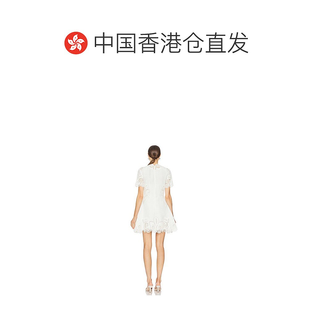 香港直邮Simkhai 女士 Morrigan 迷你连衣裙 2251199B - 图1