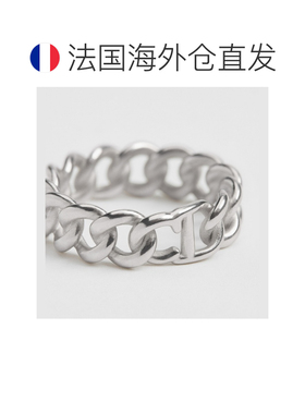 自营1h可退 欧洲直邮Dior迪奥 CD Icon男士银色戒指