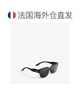 自营欧洲直邮Balenciaga巴黎世家 Af Nova女士黑色醋酸纤维方形太