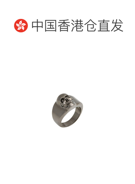 香港直邮mcqueen 亚历山大 麦昆 男士 戒指 grey灰色 舒适时尚