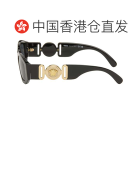 1h可退 香港直邮versace 范思哲 男士 黑色 Medusa Biggie 太阳镜