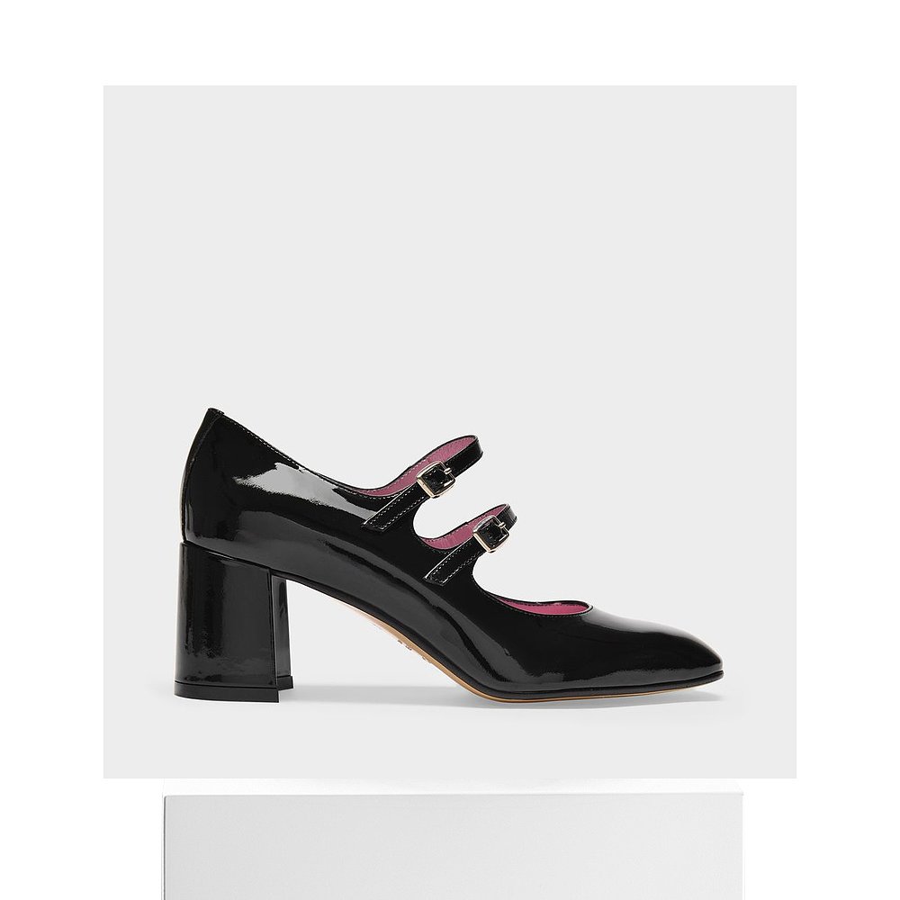 欧洲直邮Alice Pumps- Carel- Black- Patent Leather-图3