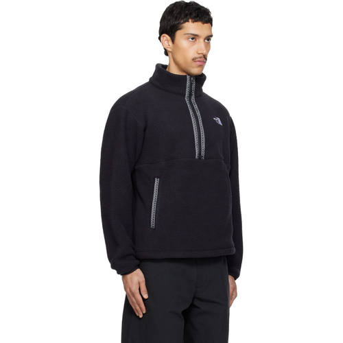 香港直邮the north face 北面 男士 黑色 TNF Fleeski Quarter-Zi - 图0