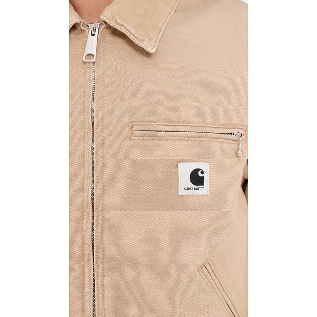 ຮົງກົງໂດຍກົງ CARHARTT WIP ແມ່ຍິງ OG Detroit jacket ສີນ້ໍາສີນ້ໍາຕານສະດວກສະບາຍແລະຄົນອັບເດດ: