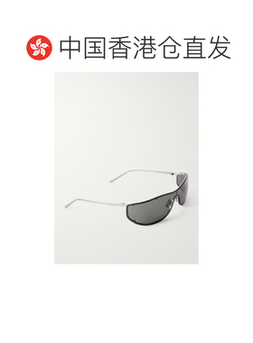 香港直邮Saint Laurent 圣罗兰 女士 D形框镀银太阳眼镜 SL807001