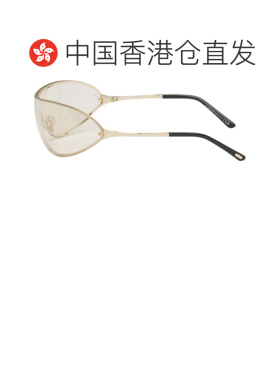 1h可退 香港直邮Tom Ford 汤姆 福特 女士 金色 FT1396 太阳镜 FT