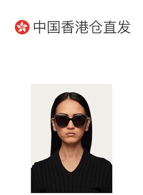 香港直邮Salvatore Ferragamo 几何框架太阳镜 51H004菲拉格慕