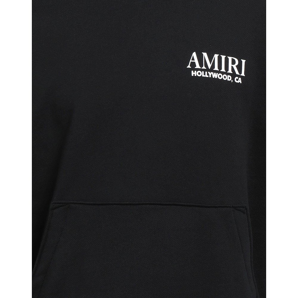 1h可退 香港直邮AMIRI 男士 连帽卫衣 black黑色 舒适时尚 - 图2
