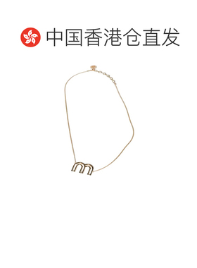 Miu Miu 徽标项链 5IC3542G9S