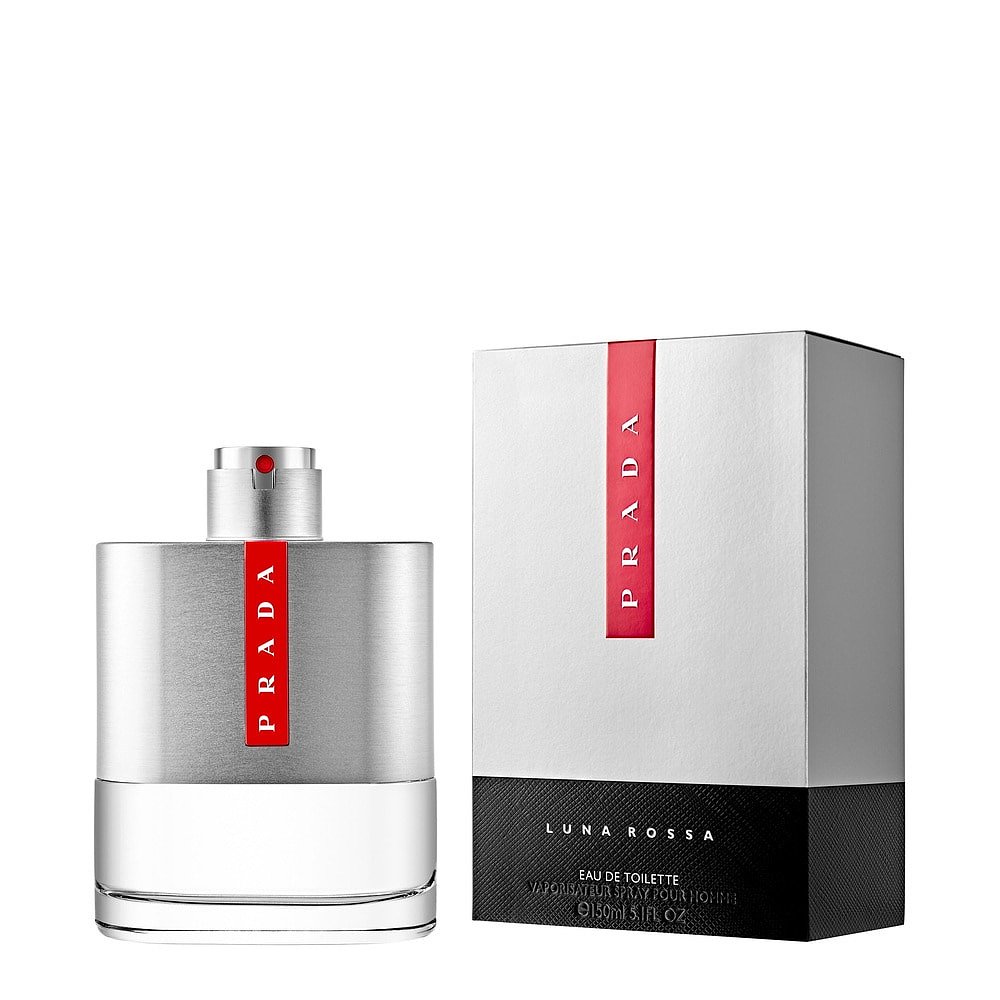 欧洲直邮普拉达淡水银男士淡香水 PRADA Luna Rossa EDT 150ML - 图2