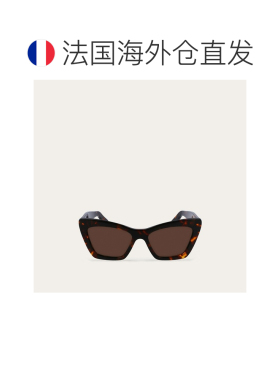 自营欧洲直邮Ferragamo菲拉格慕 女士醋酸纤维蝴蝶形太阳镜