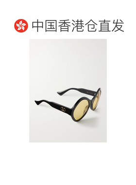 香港直邮valentino 华伦天奴 女士 VLogo-embellished 圆框醋纤太