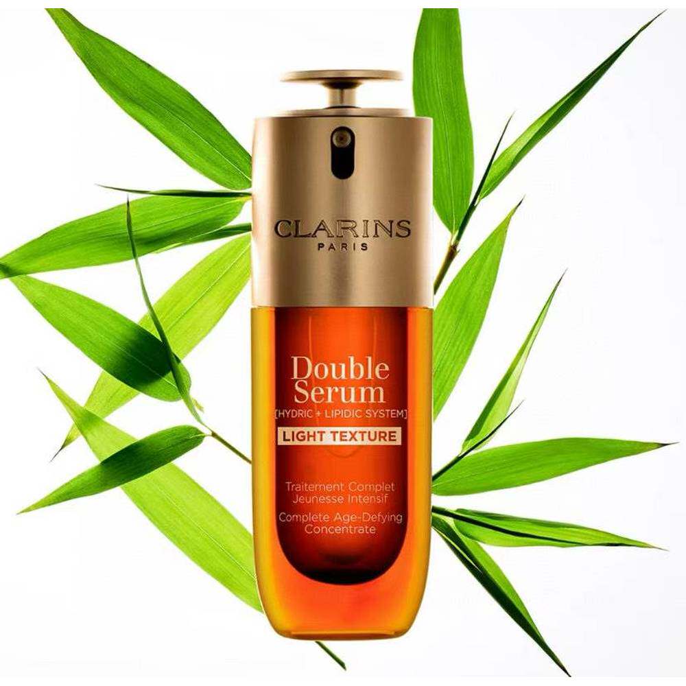 香港直邮Clarins娇韵诗第九代双萃精华轻盈版100ml紧致淡纹正品