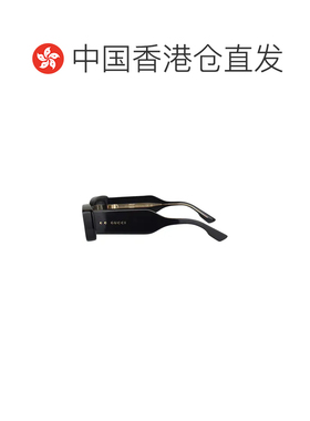 香港直邮Gucci 古驰 女士 几何框太阳镜 GG1528S black黑色 舒适