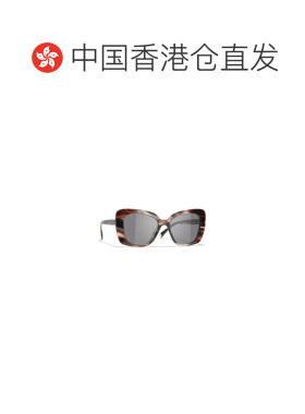 香港直邮CHANEL 女士眼镜 CH5504172748 CO 灰色 徽标太阳镜