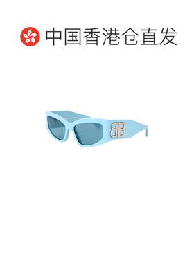1h可退 香港直邮BALENCIAGA 女士眼镜 BB0321S014 SS2026 蓝色 全