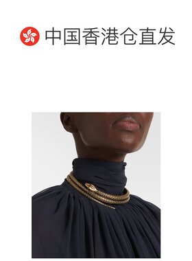 香港直邮Chloe 蔻依 女士 蛇纹短项链 METAL 金属色配饰时尚舒适