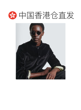1h可退 香港直邮Celine 思琳 男士 圆形太阳眼镜 grey灰色 舒适时