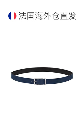 自营 Longchamp/珑骧 男士黑色皮革腰带【付后1h可退】皮带