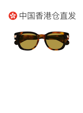 1h可退 香港直邮Gucci 古驰 男士 几何框太阳镜 GG1518S brown棕