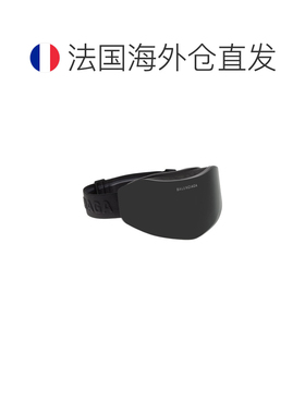 自营欧洲直邮Balenciaga巴黎世家 Ski Mask男士黑色面罩式太阳眼