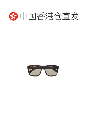 香港直邮Saint Laurent 方形飞行员太阳镜配饰 713741Y9956