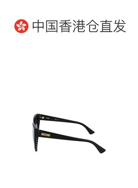 香港直邮Moschino 莫斯奇诺 女士 黑色醋纤太阳眼镜 MOS079S8079O