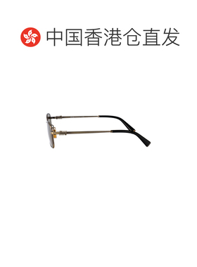 1h可退 香港直邮Miu Miu 缪缪 女士 复古金色金属太阳眼镜 0MUA53