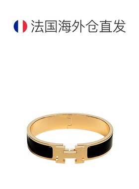 自营1h可退 欧洲直邮HERMES/爱马仕Clic H系列 亮红色珐琅钯金饰