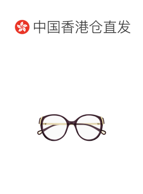 香港直邮CHLOÉ 女士眼镜 CH0328O005 SS2026 棕色 全框平光镜