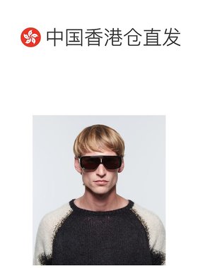 1h可退 香港直邮Saint Laurent 圣罗兰 男士 矩形醋纤太阳眼镜 00