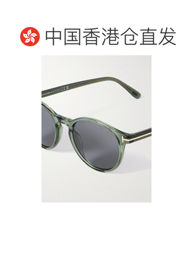 香港直邮Tom Ford 汤姆 福特 男士 Prescott 圆框醋纤太阳眼镜 FT