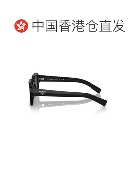 1h可退 香港直邮Prada 普拉达 男士 徽标太阳镜 PR02ZS black黑色