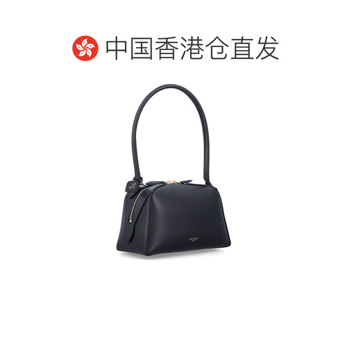 香港直邮ALAIA 女士斜挎包 26AAA1L1012I061999 AW2026 黑色 - 图1