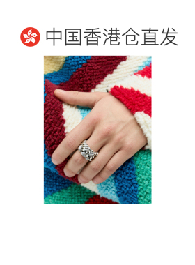 1h可退 Bottega Veneta 葆蝶家 男士 Intreccio 戒指 795