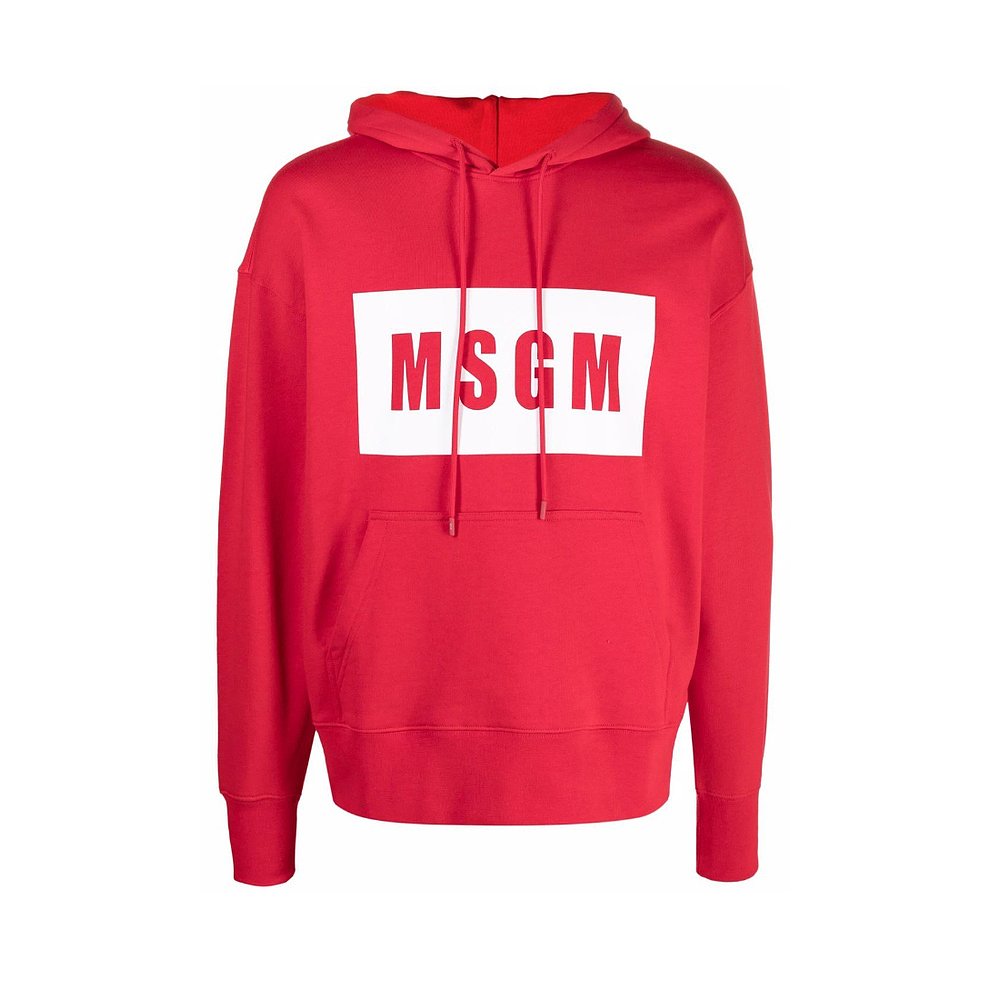 香港直邮MSGM logo印花连帽卫衣 2000MM525200000 - 图2