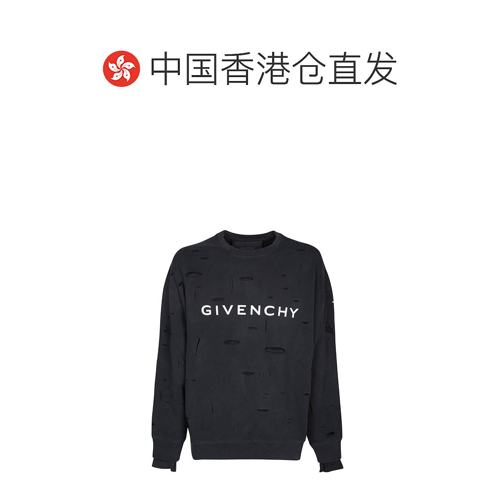 香港直邮Givenchy 长袖卫衣 BMJ0J F39W 011 - 图1