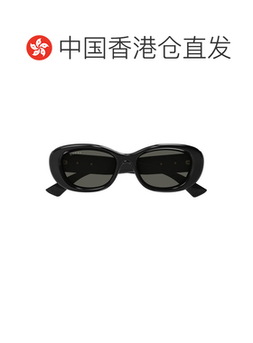 香港直邮Gucci 古驰 女士 GG1829SK 001 53/18/145 全黑灰色太阳