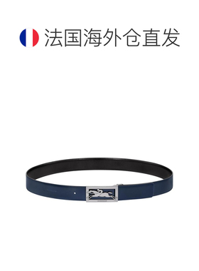 自营 Longchamp/珑骧 男士黑色皮革腰带【付后1h可退】皮带